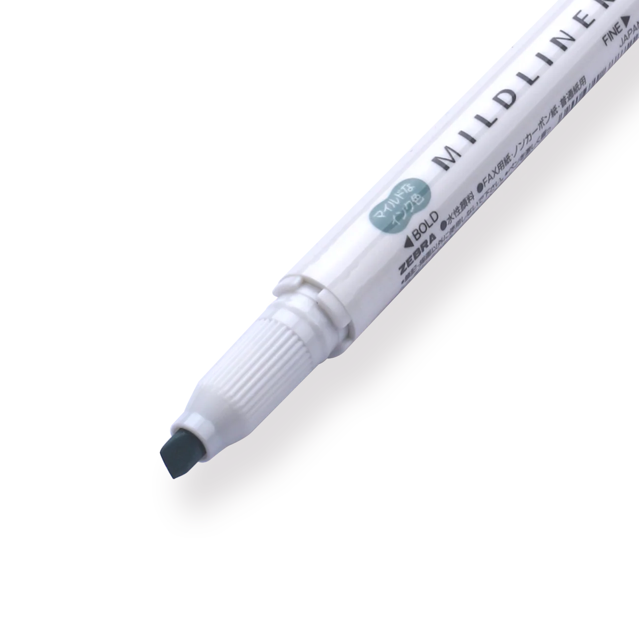 Zebra Mildliner Double-Sided Highlighter 2025 - Fine / Bold - Mild Moss Green - Image 2