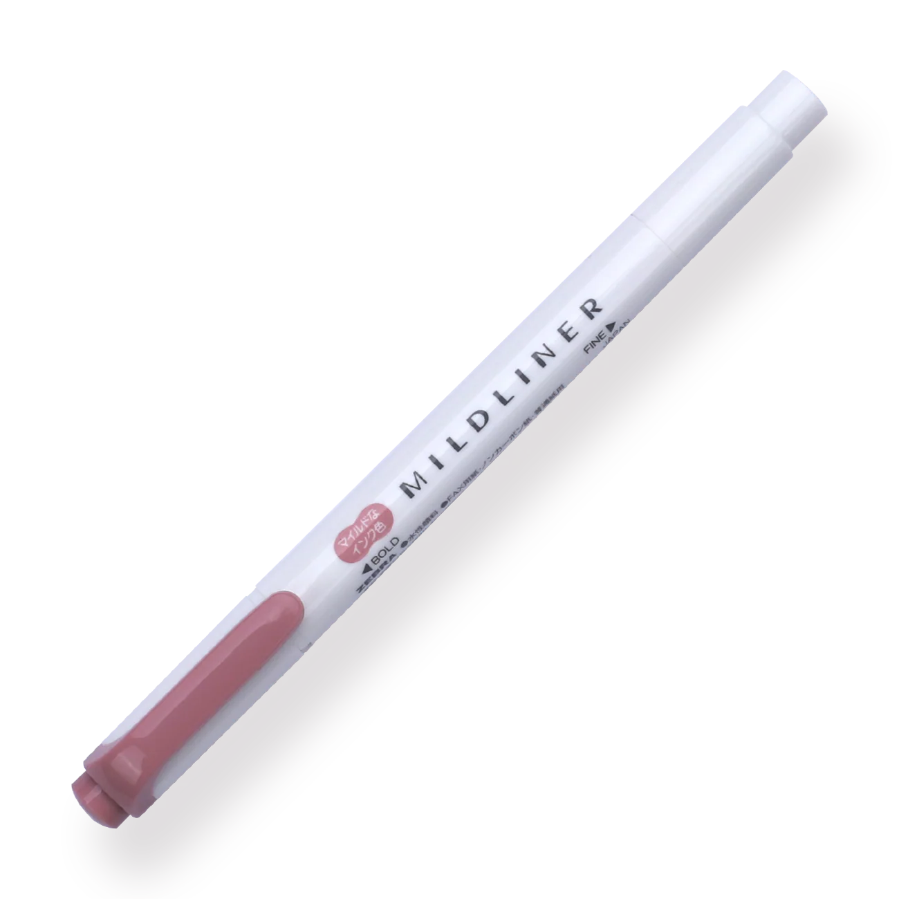 Zebra Mildliner Double-Sided Highlighter 2025 - Fine / Bold - Mild Smoke Red