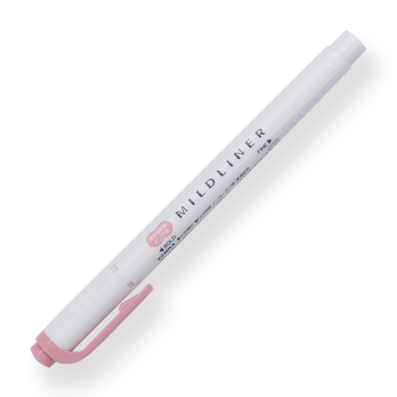 Zebra Mildliner Double-Sided Highlighter - Fine / Bold - Mild Dusty Pink
