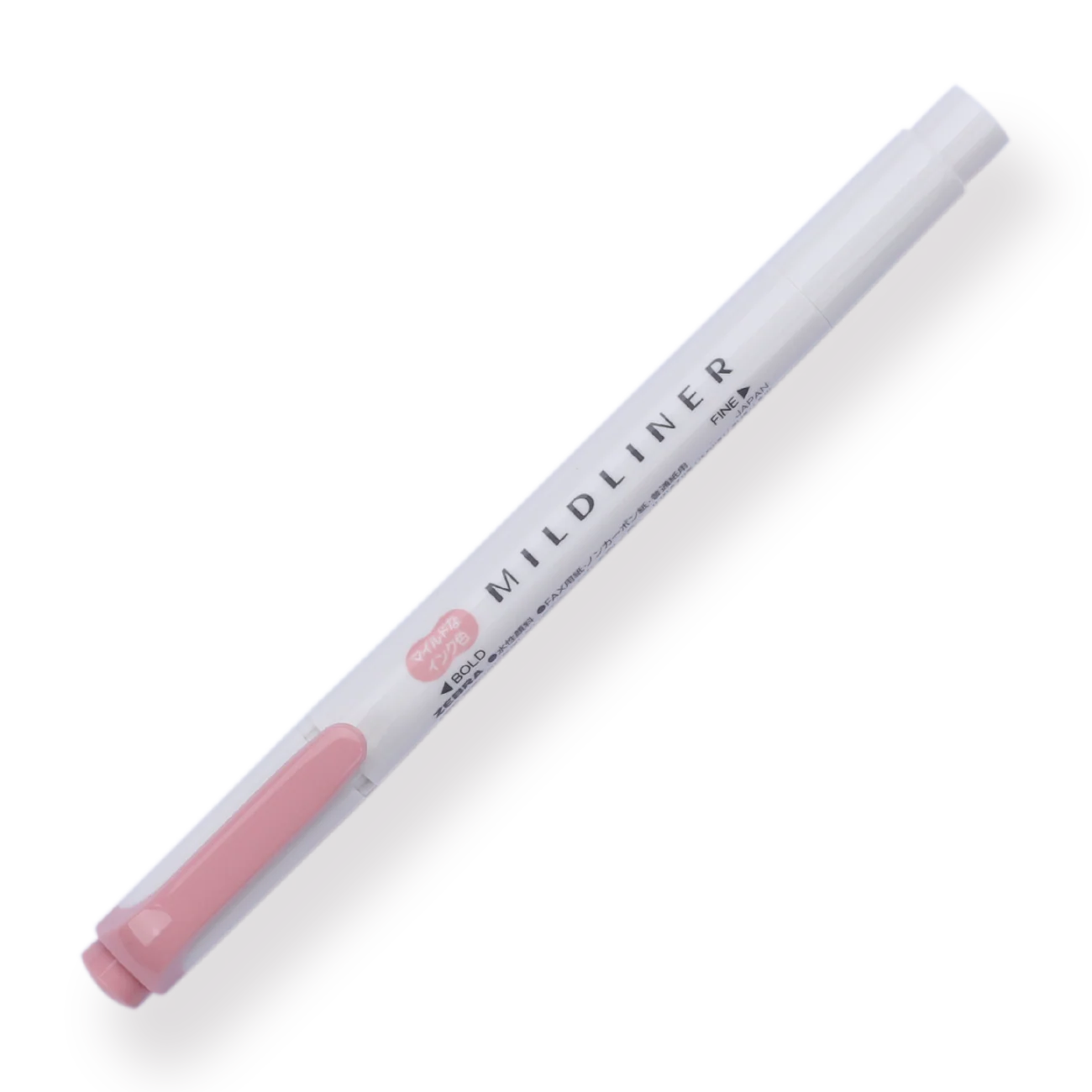 Zebra Mildliner Double-Sided Highlighter - Fine / Bold - Mild Dusty Pink - Image 4