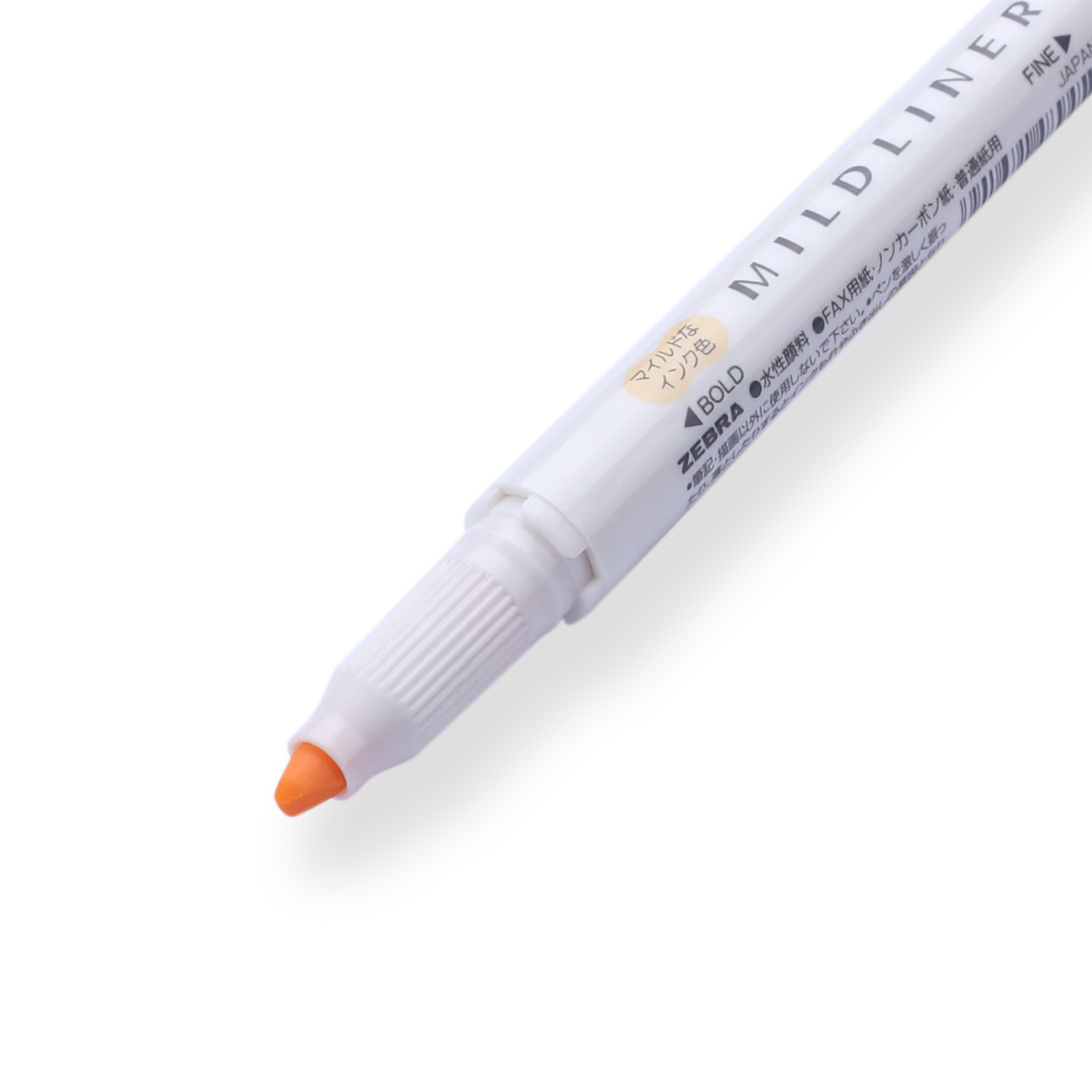 Zebra Mildliner Double-Sided Highlighter - Fine / Bold - Mild Honey Orange - Image 2