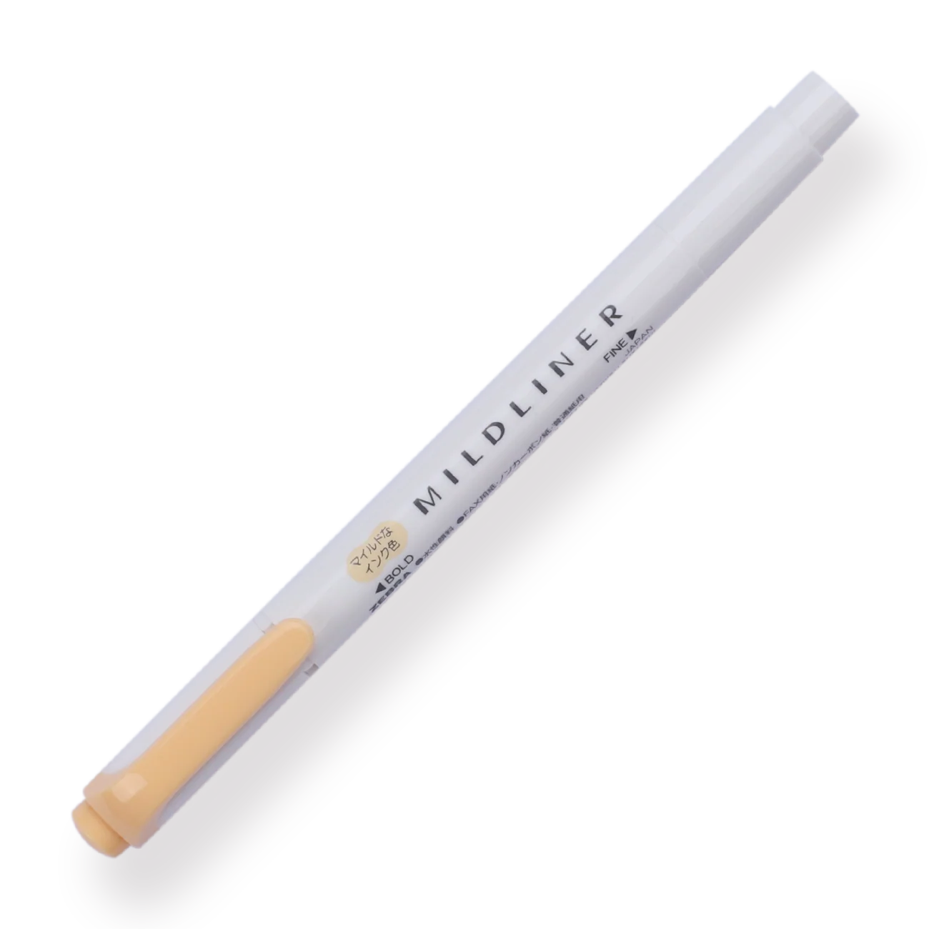 Zebra Mildliner Double-Sided Highlighter - Fine / Bold - Mild Honey Orange - Image 4