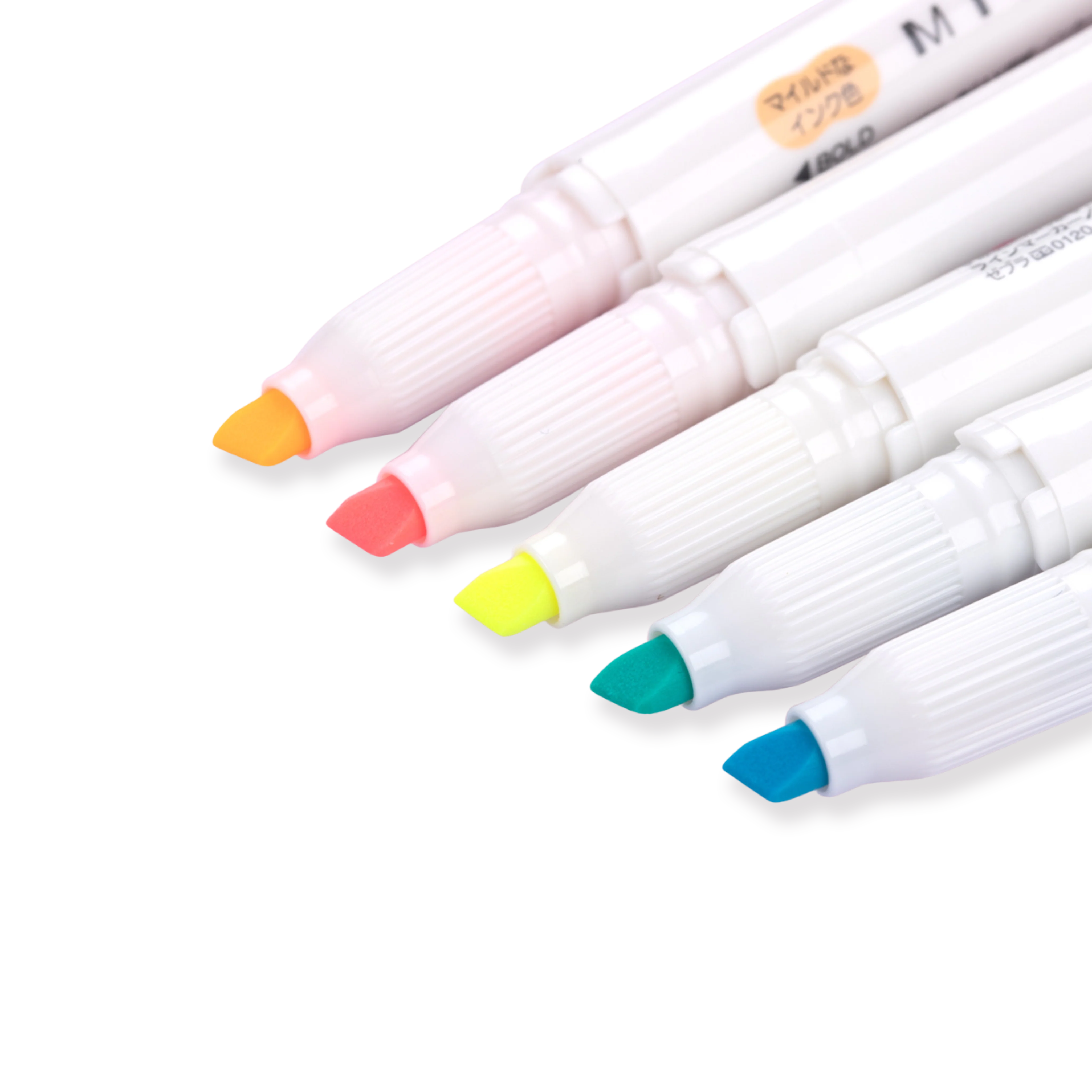 Zebra Mildliner Double-Sided Highlighter Set - Fine / Bold - Fluorescent Set - Image 2