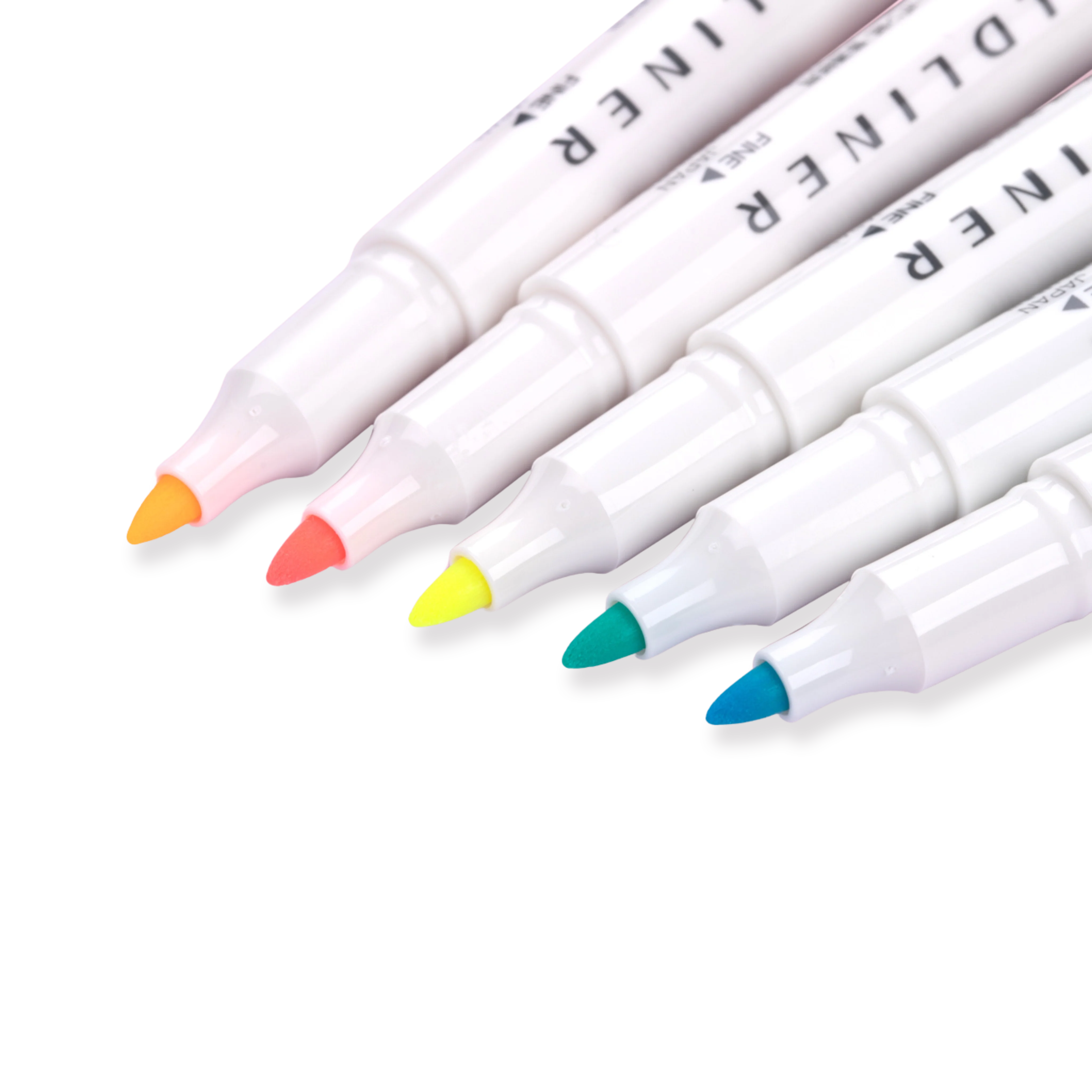 Zebra Mildliner Double-Sided Highlighter Set - Fine / Bold - Fluorescent Set - Image 3