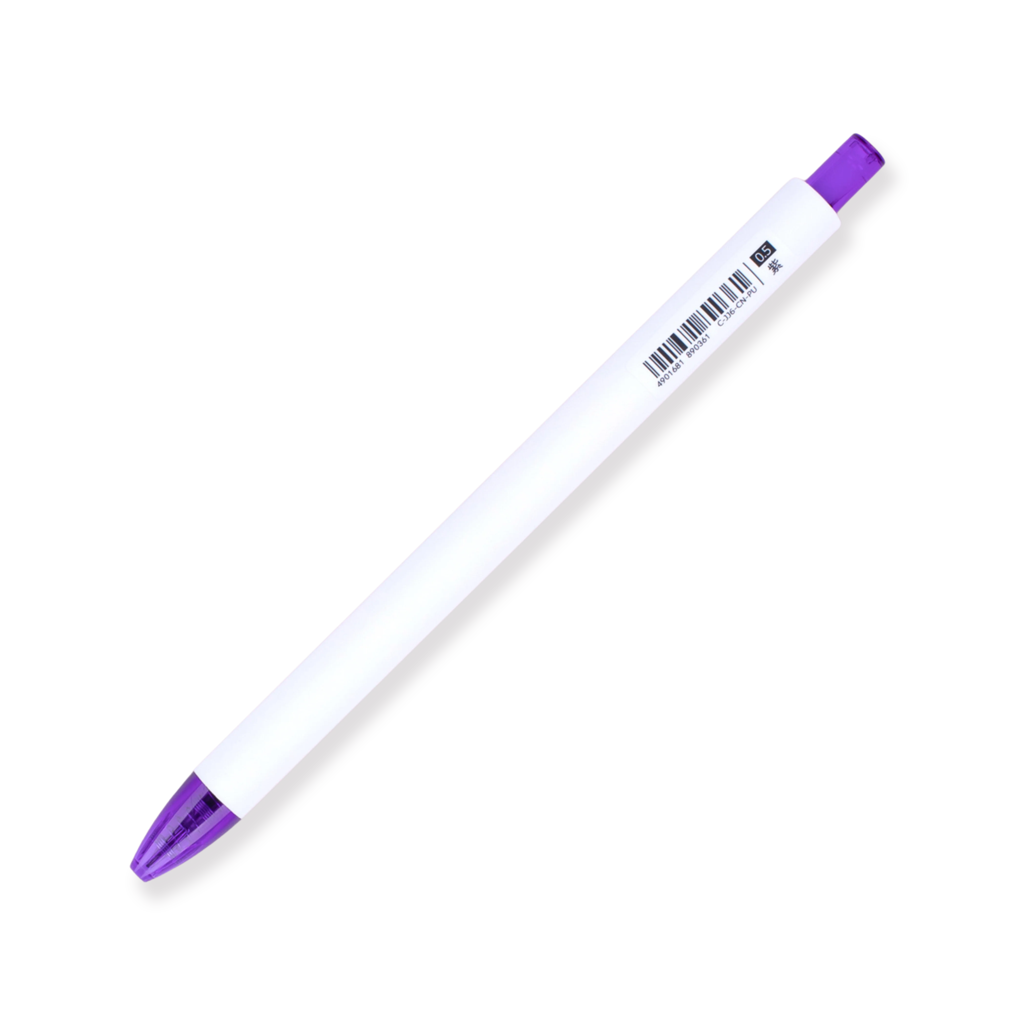 Zebra Rainbow Retractable Gel Pen 0.5mm - Purple - Image 4