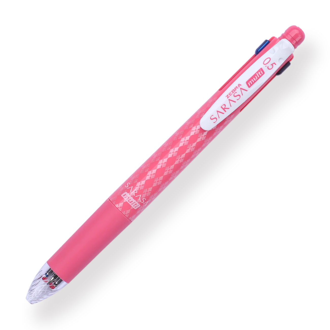 Zebra Sarasa 4 Color Multi Pen - 0.5 mm - Pink Body