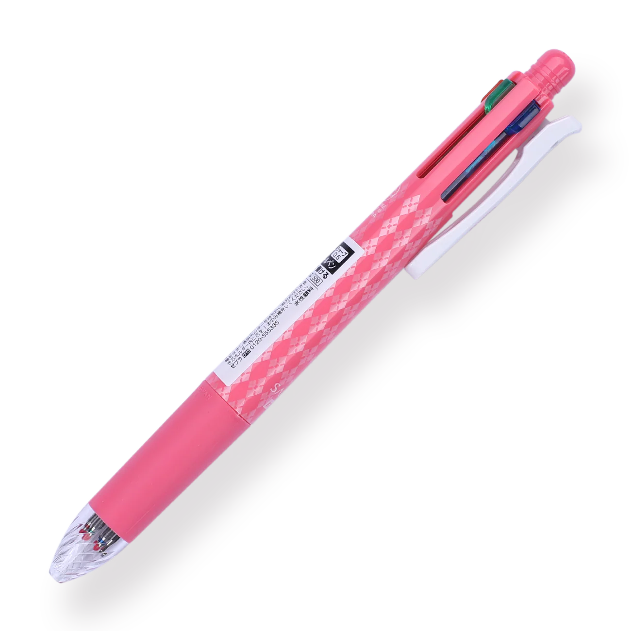 Zebra Sarasa 4 Color Multi Pen - 0.5 mm - Pink Body - Image 6
