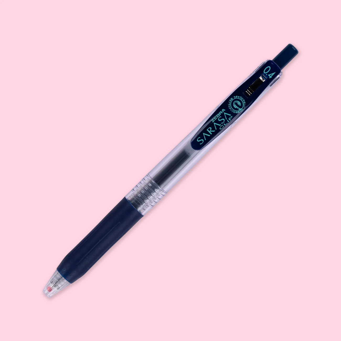Zebra Sarasa Clip Gel Pen - 0.4 mm - Blue Black