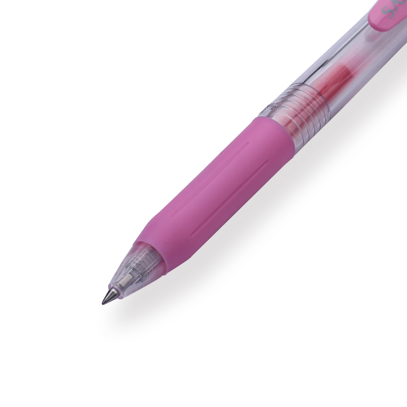Zebra Sarasa Clip Gel Pen - 0.4 mm - Light Pink - Image 2