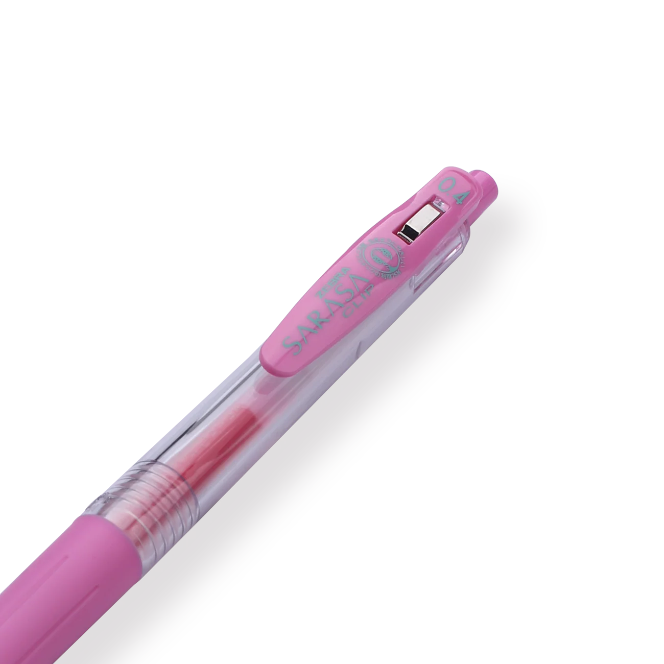 Zebra Sarasa Clip Gel Pen - 0.4 mm - Light Pink - Image 3