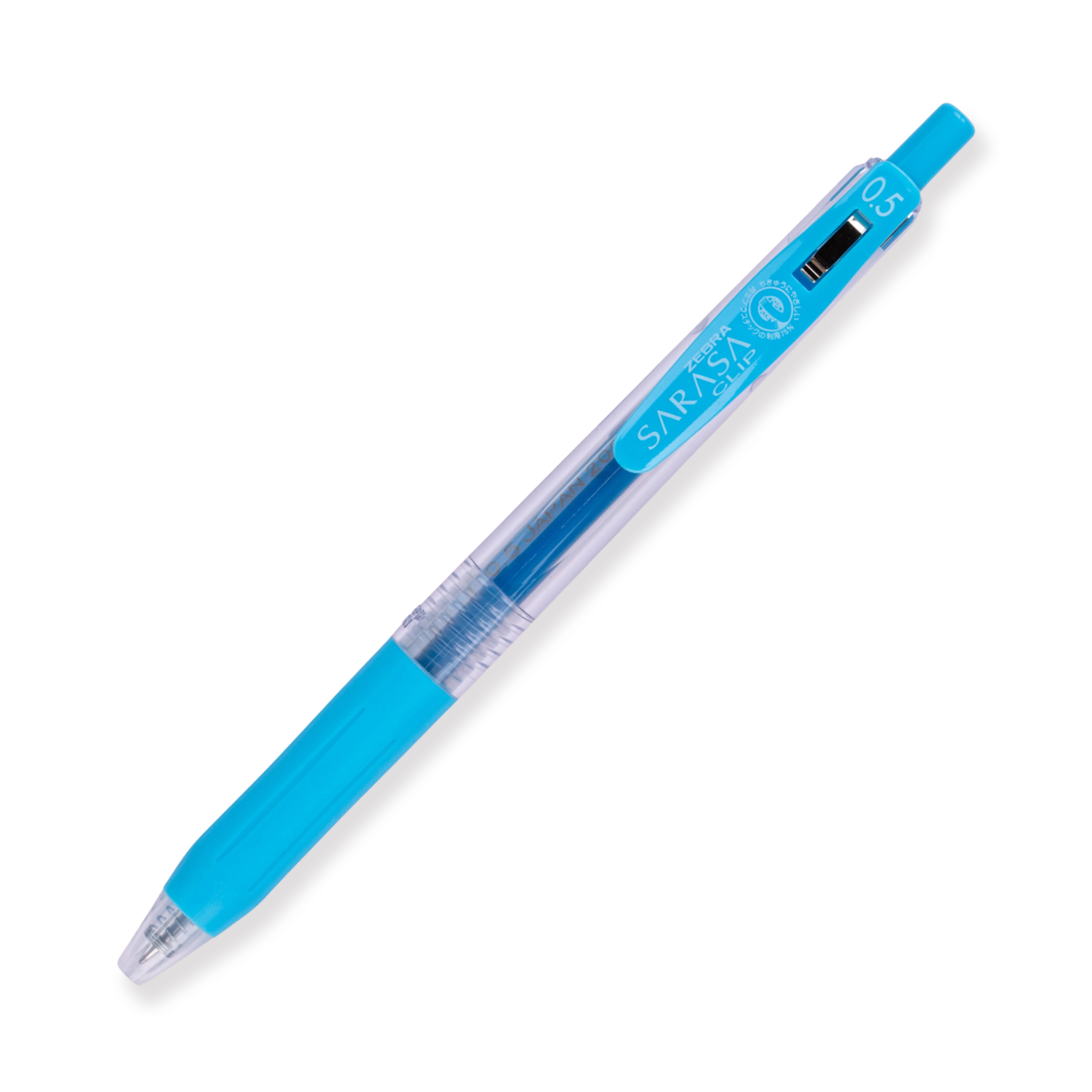Zebra Sarasa Clip Gel Pen - 0.5 mm - Light Blue