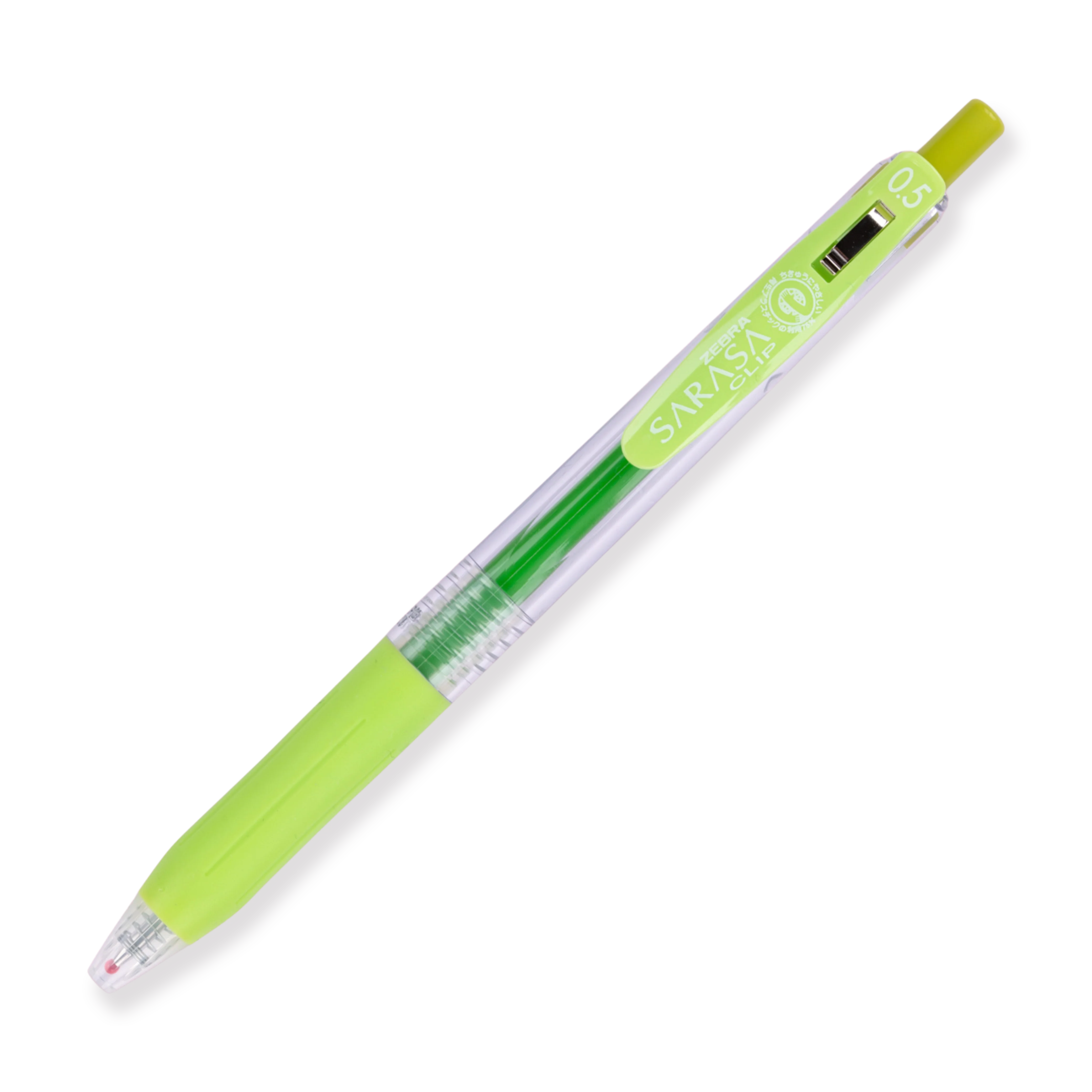 Zebra Sarasa Clip Gel Pen - 0.5 mm - Light Green