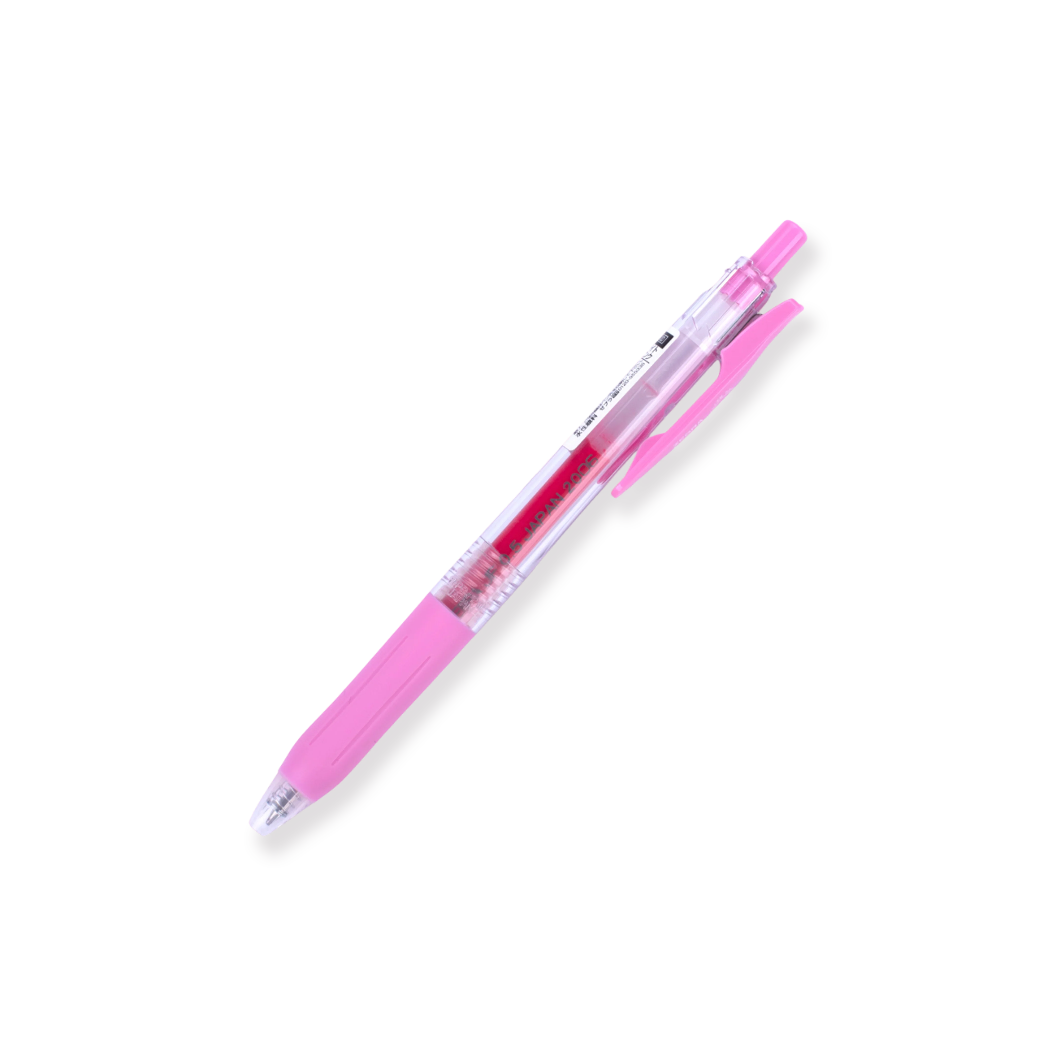 Zebra Sarasa Clip Gel Pen - 0.5 mm - Light Pink - Image 3
