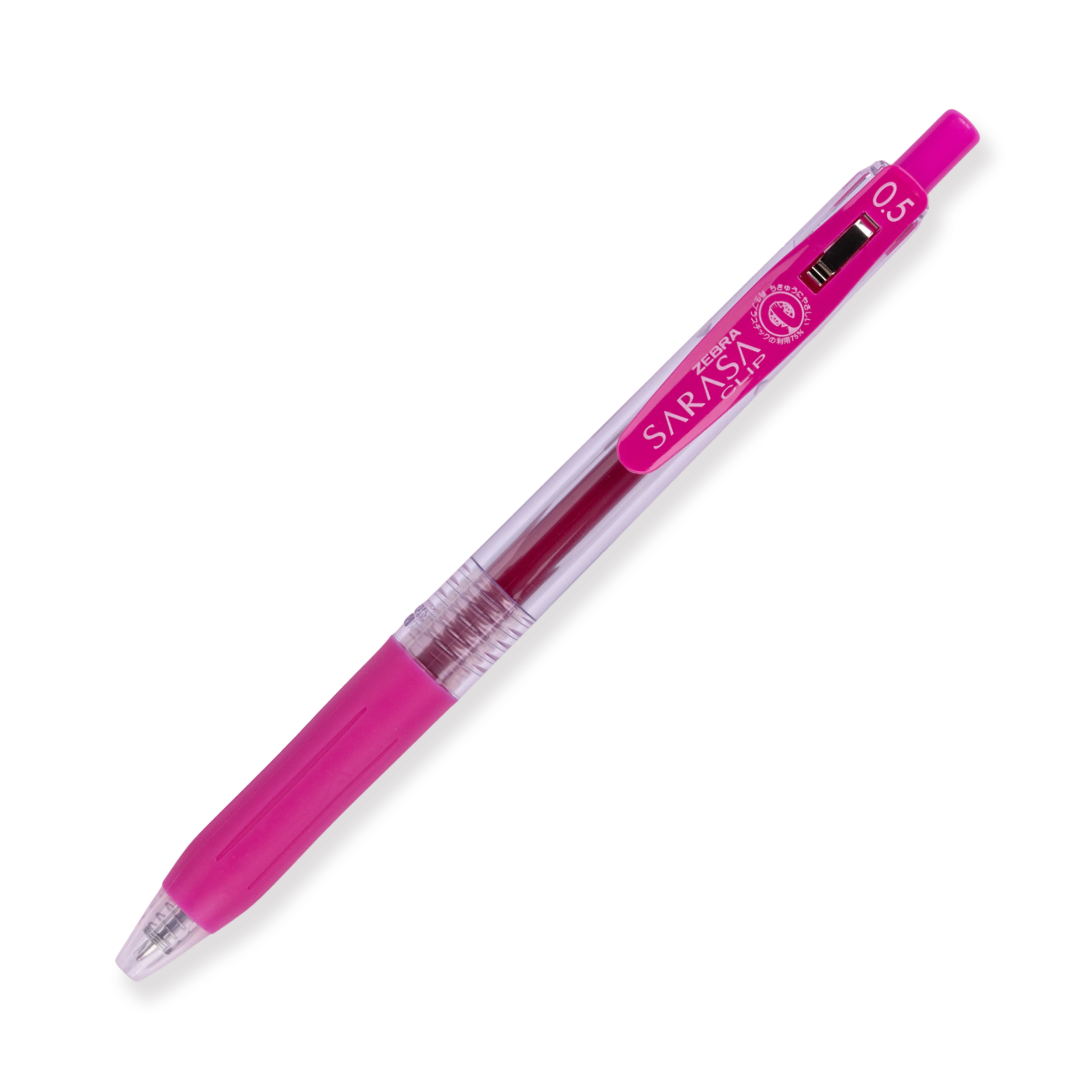 Zebra Sarasa Clip Gel Pen - 0.5 mm - Magenta Pink