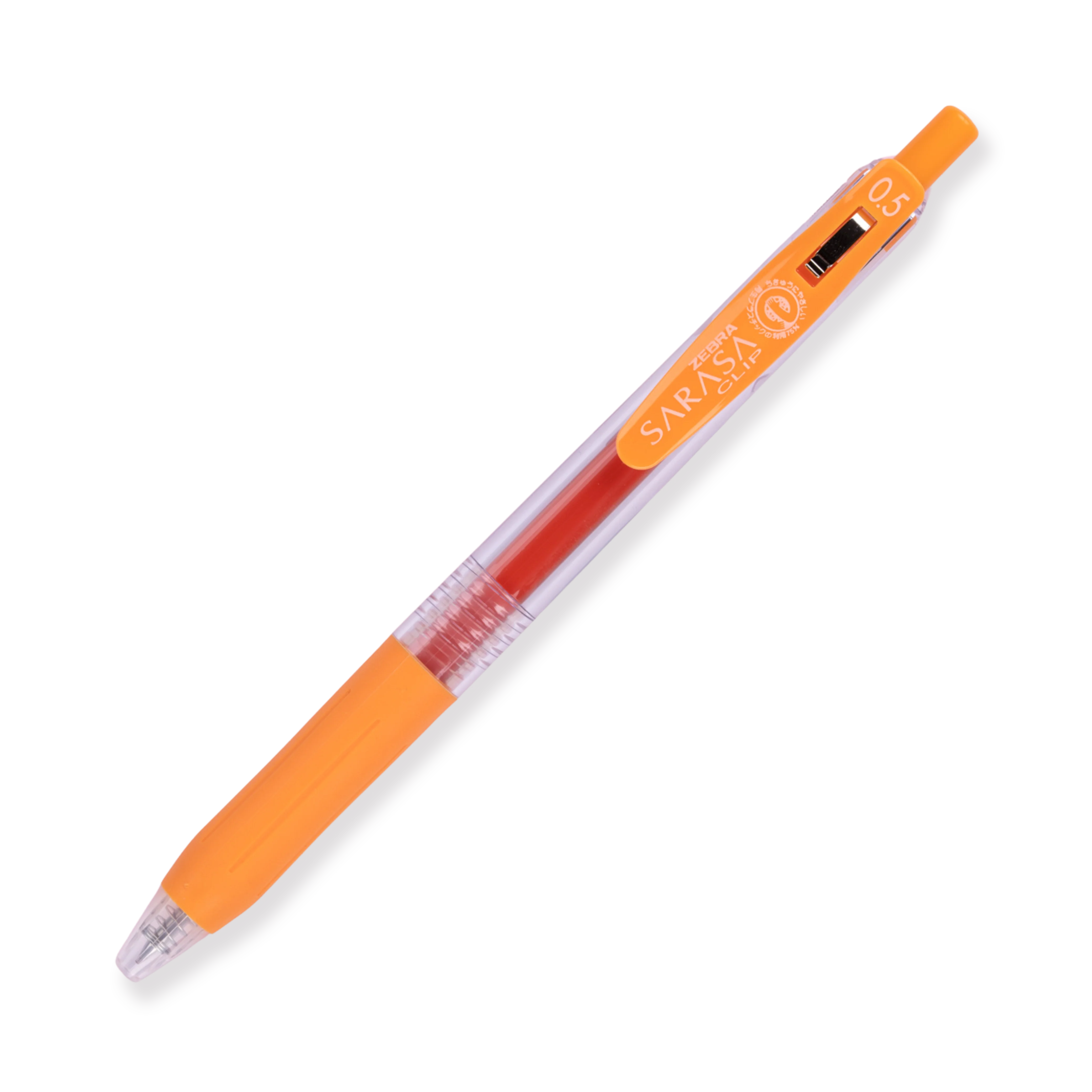 Zebra Sarasa Clip Gel Pen - 0.5 mm - Orange