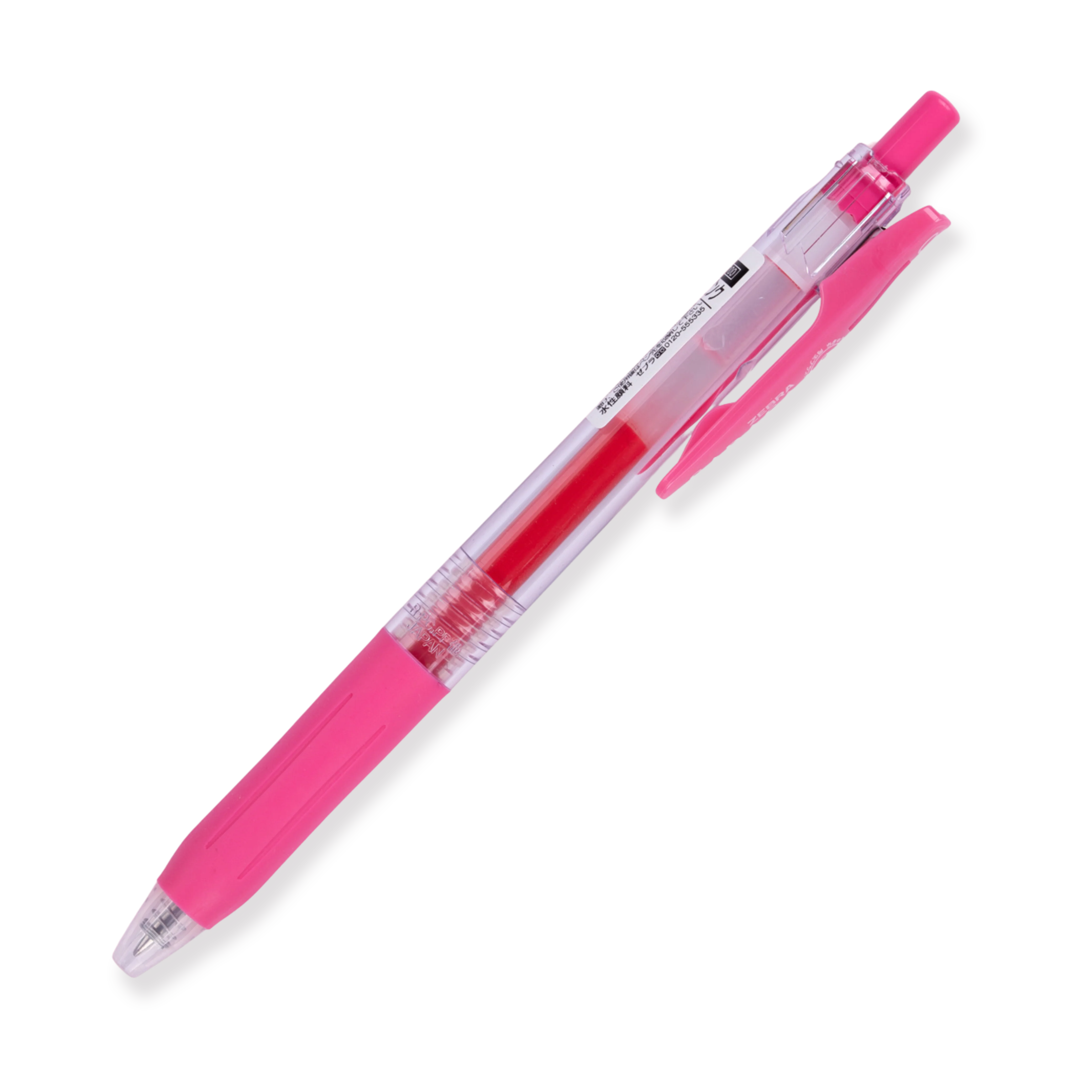 Zebra Sarasa Clip Gel Pen - 0.5 mm - Pink - Image 3