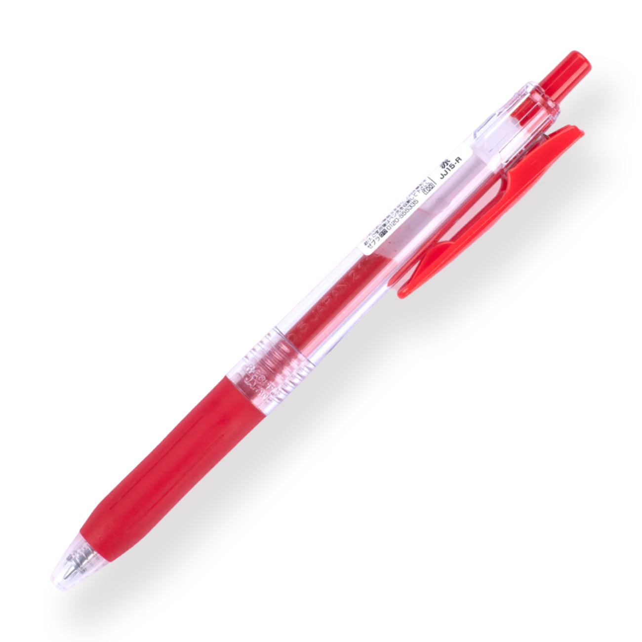Zebra Sarasa Clip Gel Pen - 0.5 mm - Red - Image 3