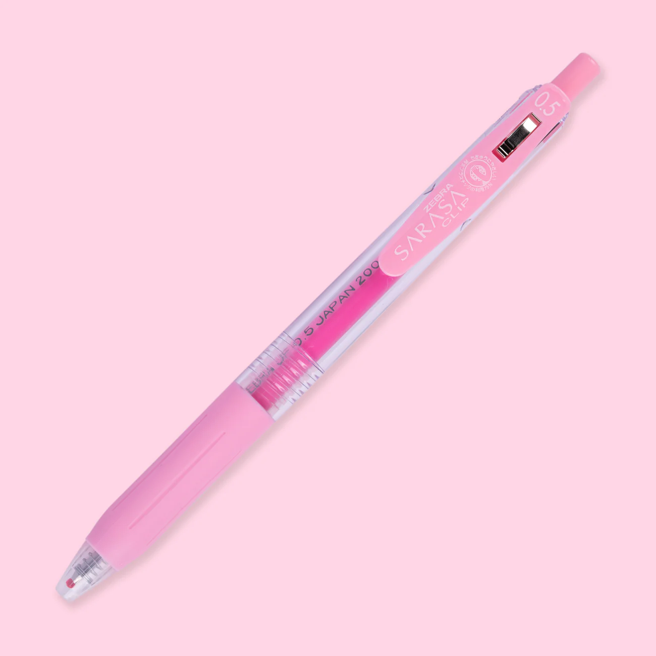 Zebra Sarasa Clip Gel Pen - Milk Color - 0.5 mm - 8 Colors Set - Image 7