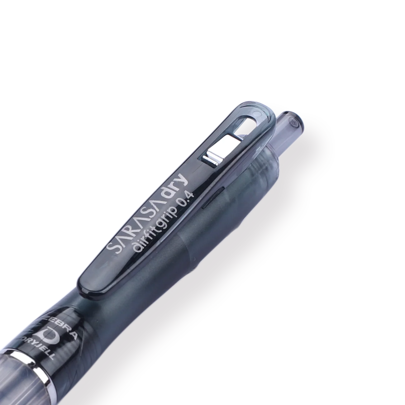 Zebra Sarasa Dry Airfit Ballpoint Pen - 0.4 mm - Black - Black Body - Image 3