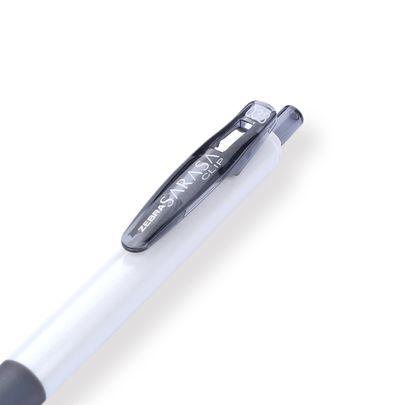 Zebra Sarasa JJZ15W White Stick Gel Pen - 0.38 mm - Black - Image 3