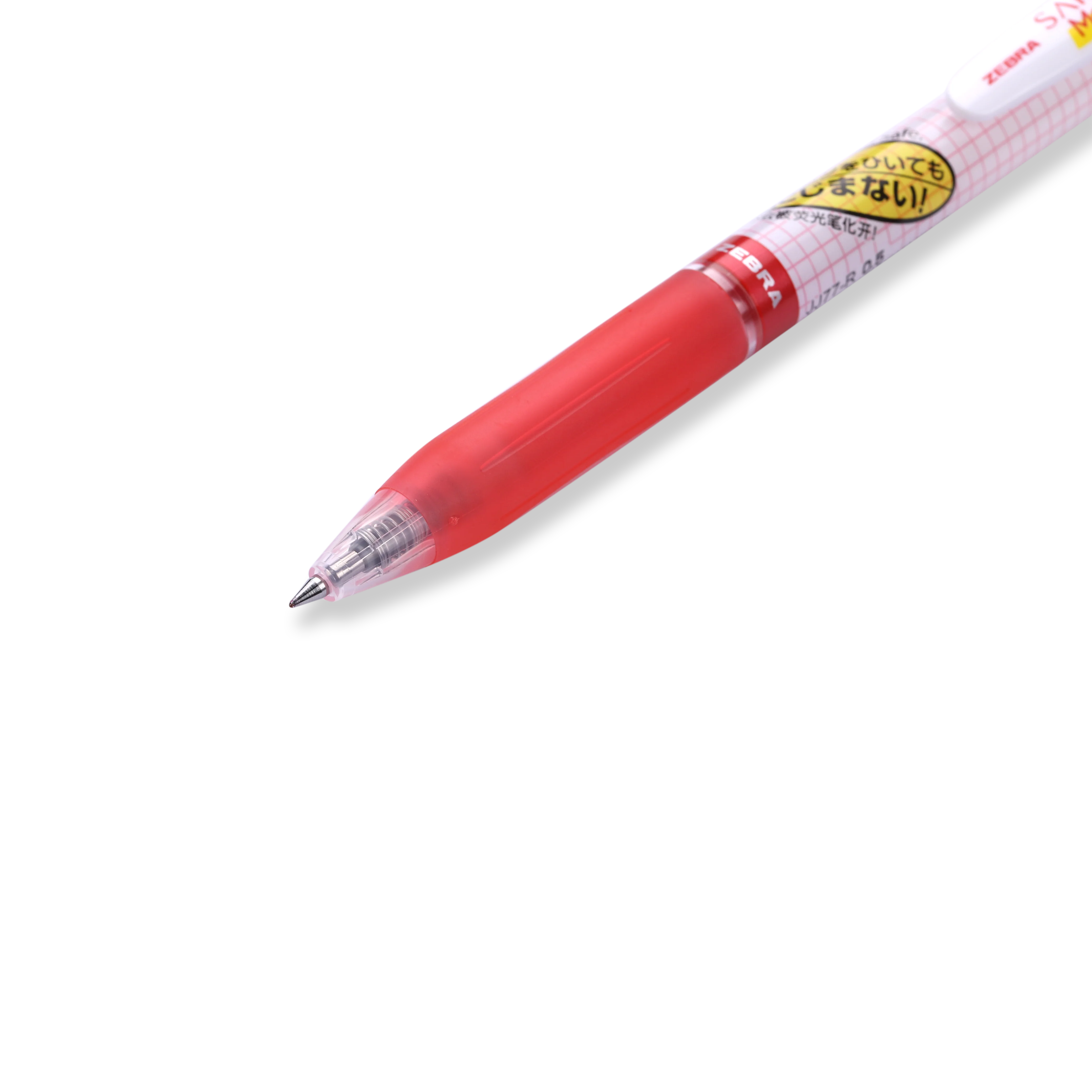 Zebra Sarasa Mark On Gel Pen - 0.5 mm - Red - Image 4
