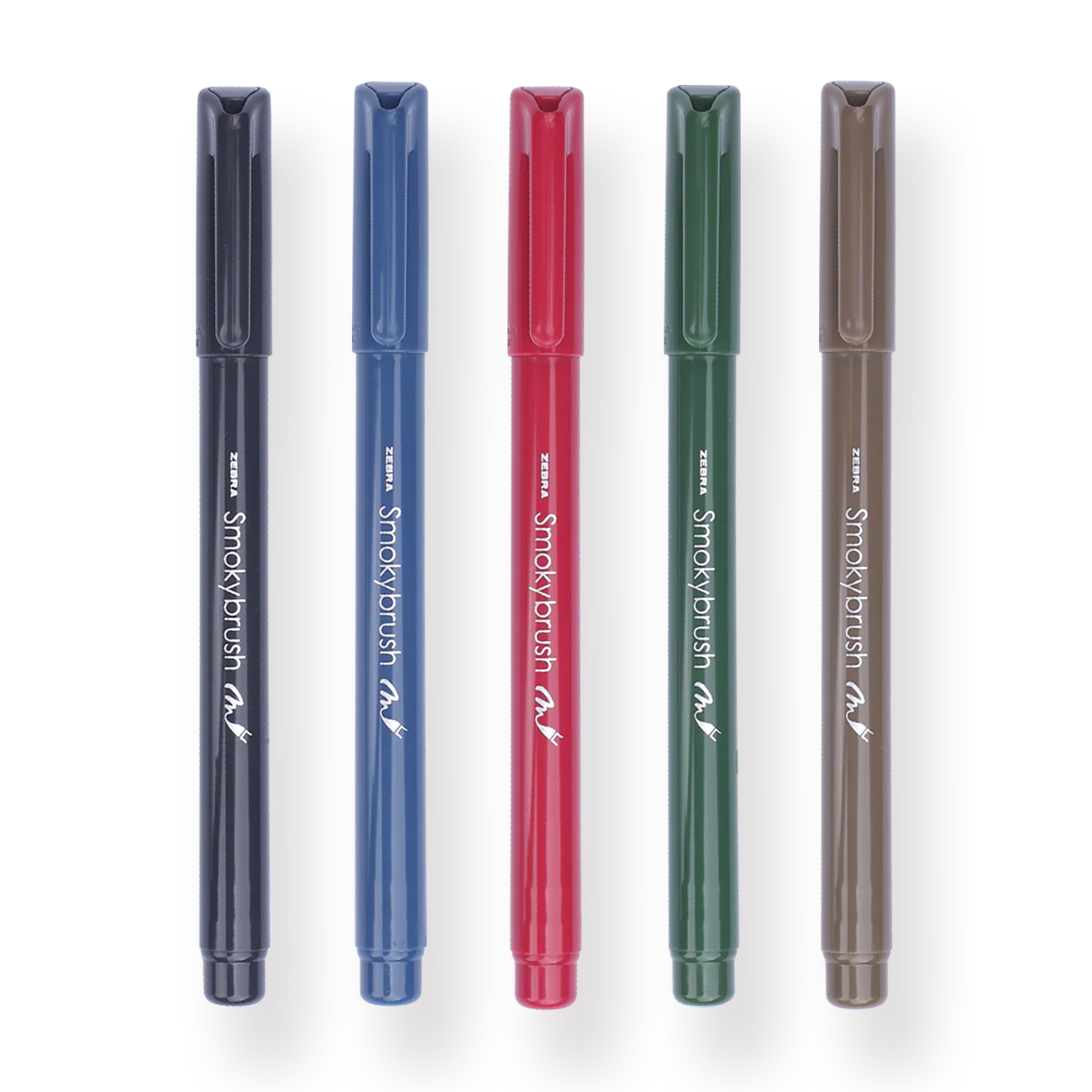 Zebra Smoky Brush Pen - Set of 5 - A
